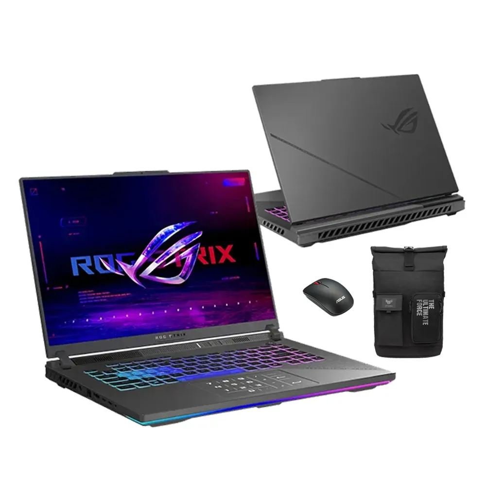 【ASUS 華碩】包鼠組★16吋GeForce RTX 5070Ti R9電競筆電(G614PR/Strix G16/R9-8940HX/16G/1TB/W11)