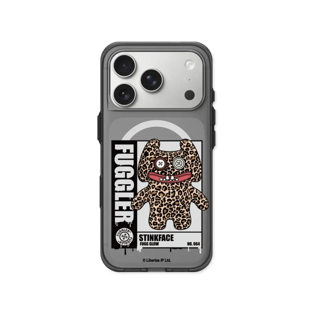 【RHINOSHIELD 犀牛盾】iPhone 15/16/17系列 Clear透明防摔磁吸手機殼/豹意思 請收編(Fuggler放克牙寶)
