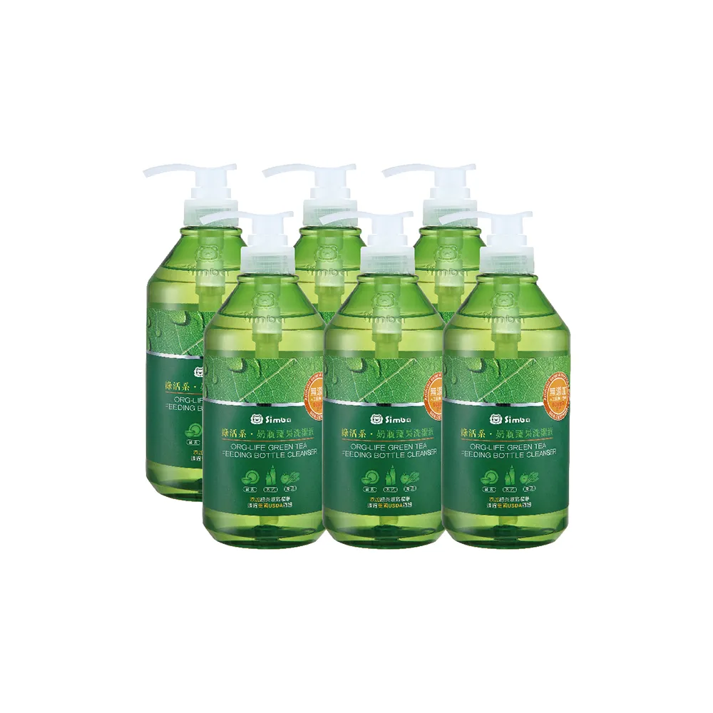【Simba 小獅王辛巴】綠活系奶瓶蔬果洗潔液800ml(6入組/洗碗精)