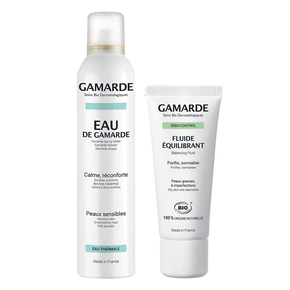 【GAMARDE 珂瑪德】珂瑪德活泉噴霧250ml＋控油淨化調理乳組