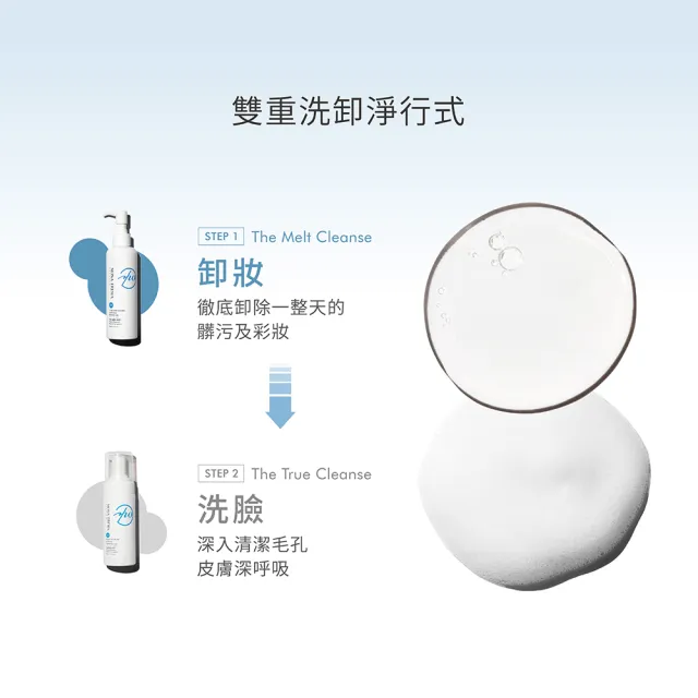 【荷麗美加】溫和卸妝 UPA純淨水植萃舒緩洗卸凝膠 200ml(敏弱肌/乾肌/熟齡肌/溫和卸妝)