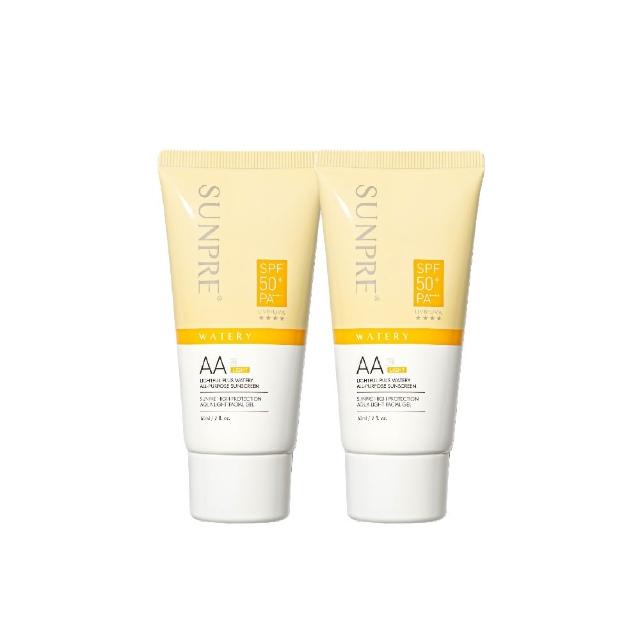 【荷麗美加】油肌首選 上麗高效AAL零油光水防曬 60ml*2入(SPF50+/PA++++/無色防曬/清爽抗黑)