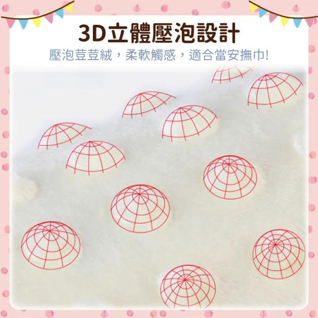 【OhBabyLying】秋冬夾棉純棉加絨款荳荳毯(寢具/嬰兒蓋被/推車蓋毯/小被被/空調毯/安撫毯)
