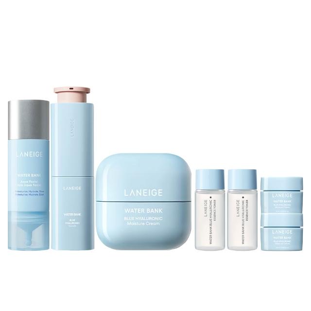 【LANEIGE 蘭芝】官方直營 全能爆水修護保濕組(蘭芝 保濕精華 保濕霜 水光安瓶 送禮首選)