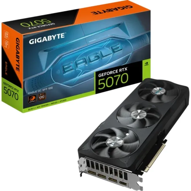 【技嘉】顯卡+電源組★GeForce RTX 5070 EAGLE OC SFF 12G 顯示卡+技嘉UD850GM PG5 V2 850W金牌電源