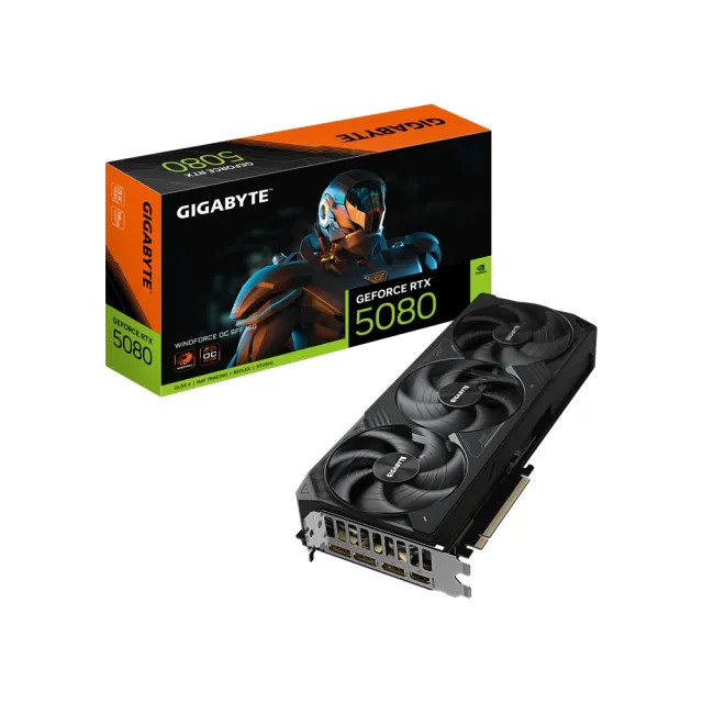 【技嘉】顯卡+電源組★GeForce RTX 5080 WINDFORCE OC SFF 16G 超頻版 顯示卡+技嘉UD850GM PG5 V2 850W金牌