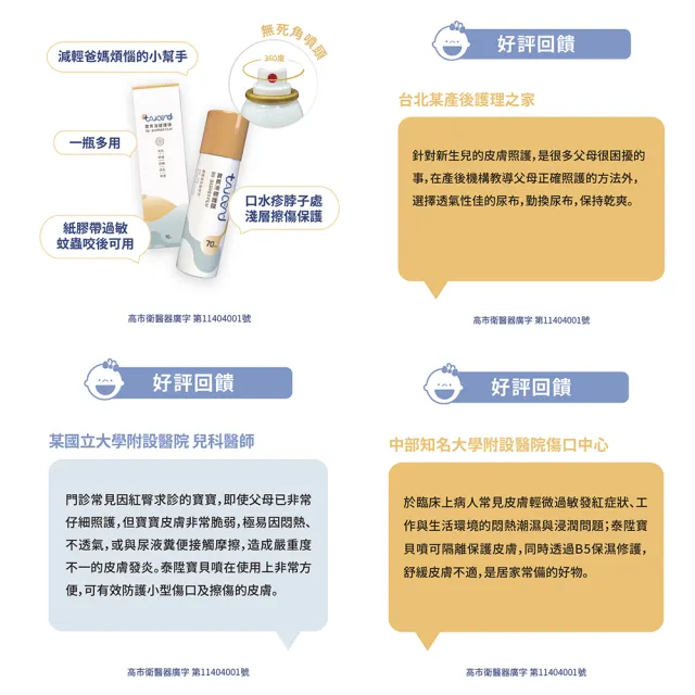 【TAICEND 泰陞】寶貝液體護膜100ml