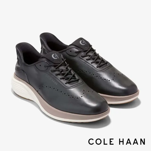 【Cole Haan】ORIGINALGRAND NEOARC QUICK-ON WINGTIP OXFORDS 牛津鞋 男款寬楦 黑色(C45133)