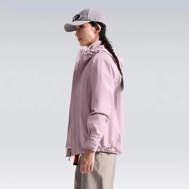 【The North Face】北臉 外套 女 運動連帽外套 三合一 防風 防潑水 抓絨  粉 NF0A8CK30SO