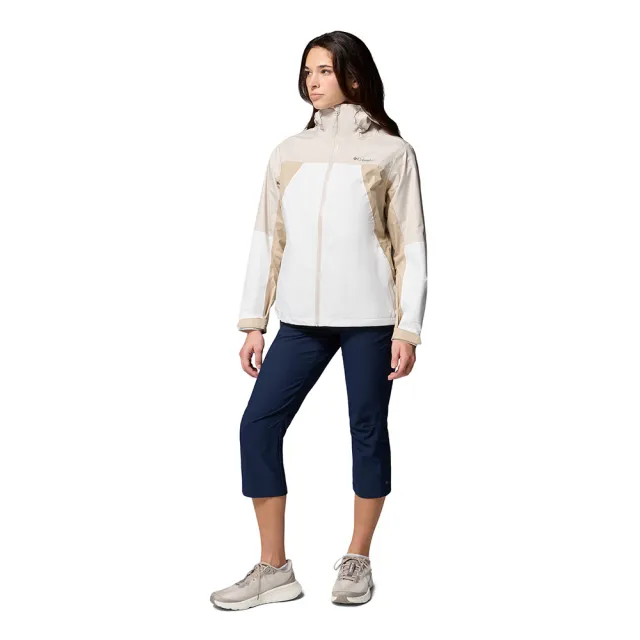 【Columbia 哥倫比亞】女款-OT防水外套-Inner Limits™ IV Jacket-海鹽白(UWL88430ES/KF)