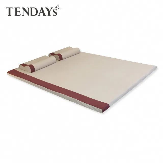 【TENDAYS】玩色柔眠記憶床5尺標準雙人(焦糖莓 5.5cm厚可捲收薄墊)