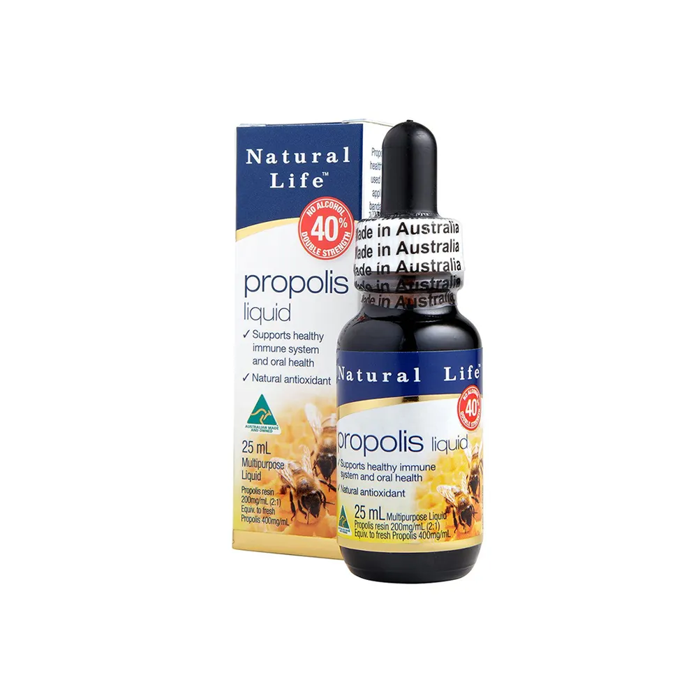 【Natural Life】40%蜂膠液滴劑(不含酒精25ml)