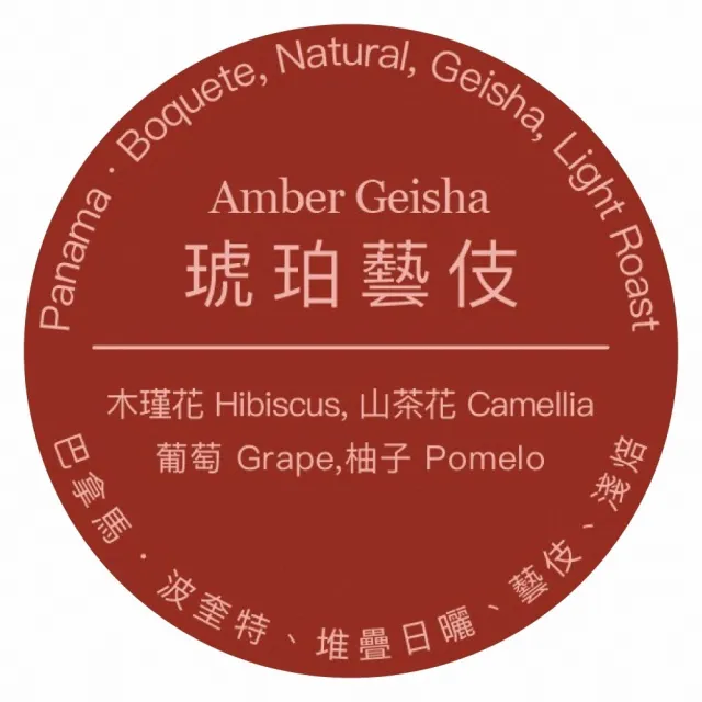 【想望咖啡】琥珀藝伎 掛耳包（淺焙）｜木瑾花、山茶花、葡萄、柚子 (10入x1盒)