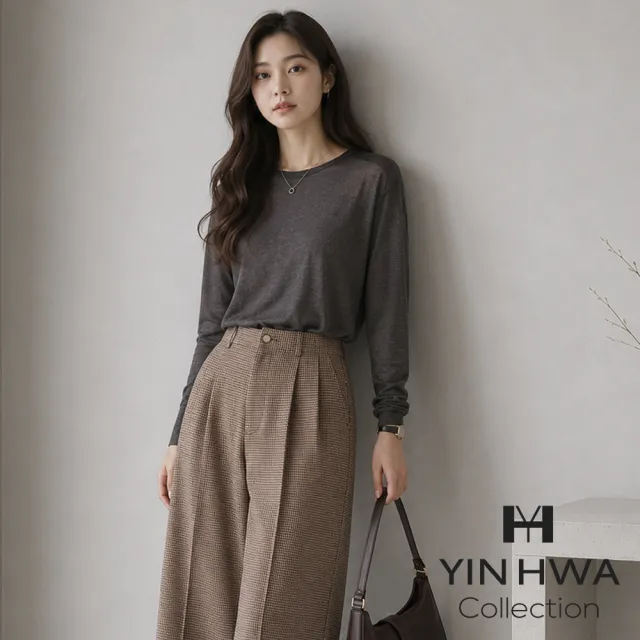 【YIN HWA 盈樺】C`EST MOIJEU 簡約微透膚百搭上衣