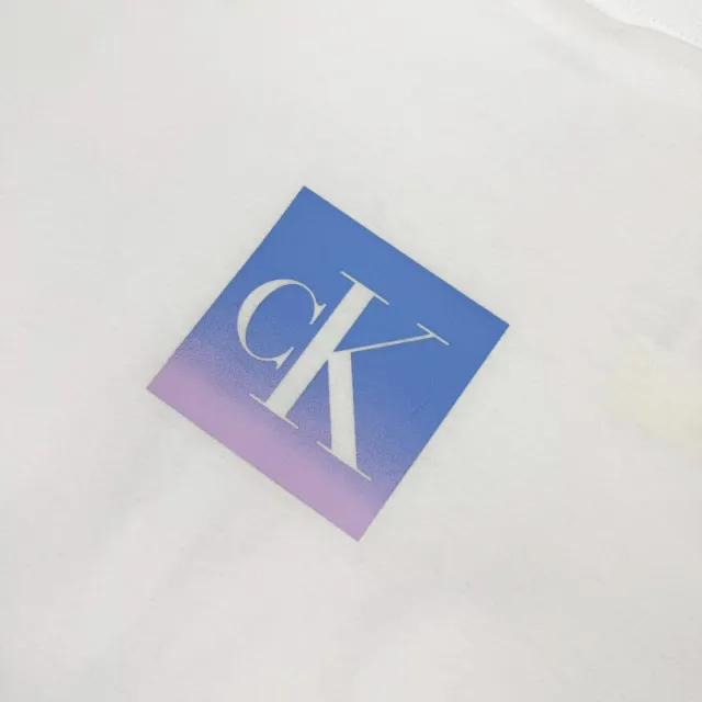 【CALVIN KLEIN】方框設計 Calvin Klein Jeans 女短T 純棉 CK 偏大 短袖 T恤 夏季穿搭 @1781CR5