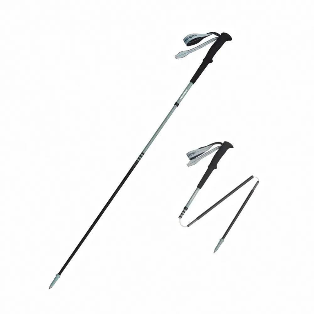 【Naturehike】輕風EXT碳纖維四節折疊登山杖 D020-Z 單支(台灣總代理公司貨)