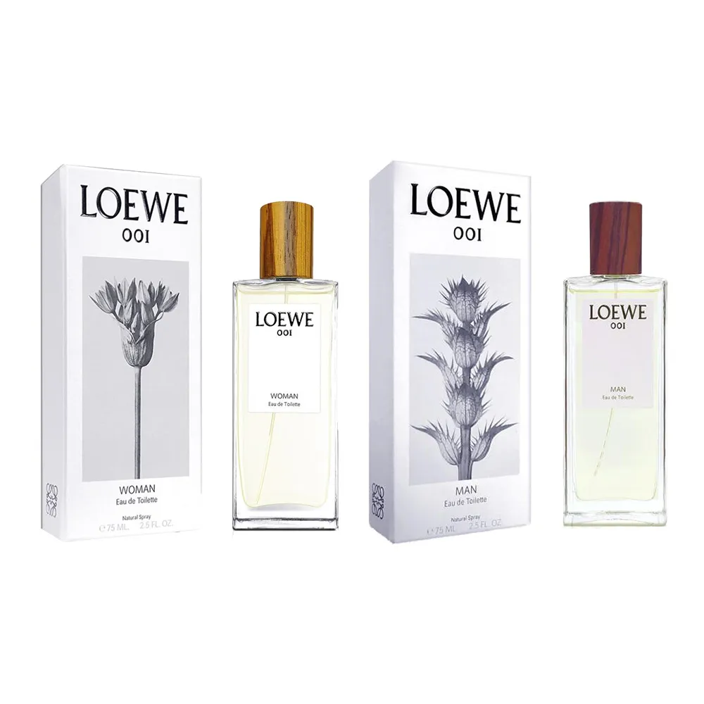 【LOEWE 羅威】001 淡香水 75ml(事後清晨多款任選 女性/男性)