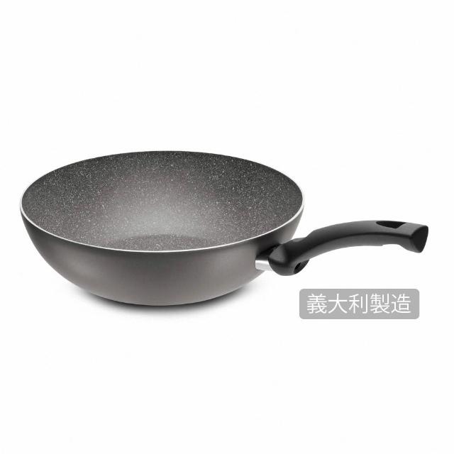 【Ballarini 班樂尼】義大利製LUCCA不沾鍋炒鍋28cm(德國雙人牌集團官方直營)