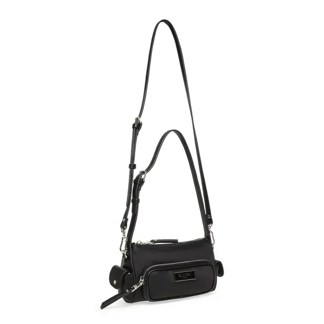 【steve madden】率性工裝風尼龍雙側口袋兩用包 BJORDI-N(黑色)