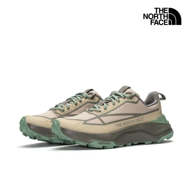 【The North Face】北面女款米色DRYVENT防水抓地徒步鞋｜8G5JU50