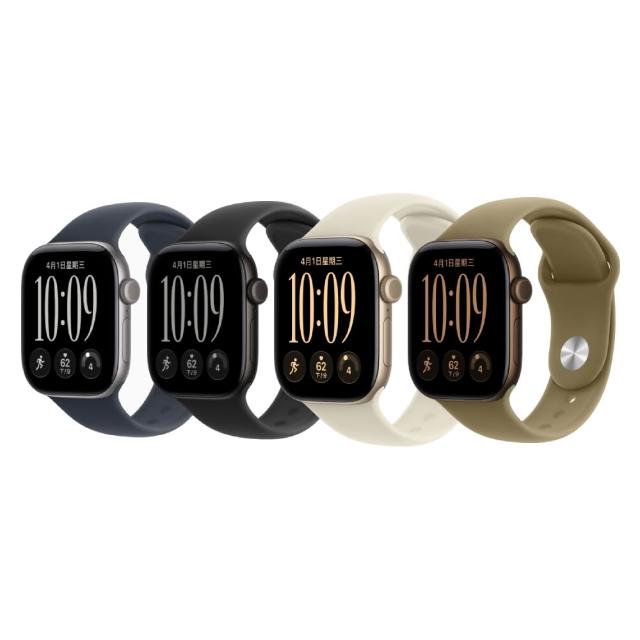 【Apple】Apple Watch Series 12 GPS 42mm (鋁金屬錶殼搭配運動型錶帶)