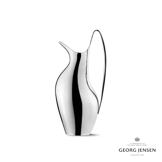【Georg Jensen 喬治傑生】KOPPEL 水瓶 1.2L(鏡面拋光不鏽鋼)