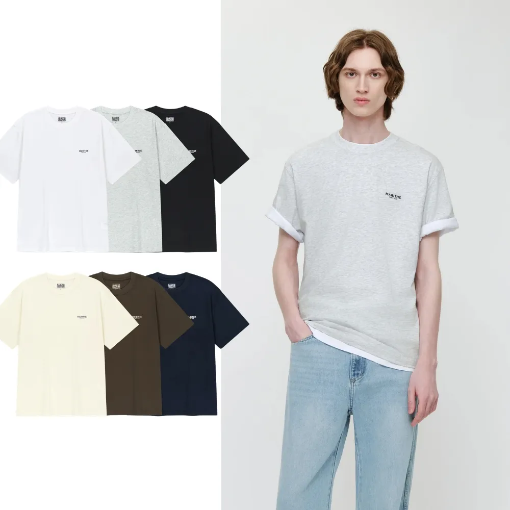 【MARITHE FRANCOIS GIRBAUD】官方旗艦 三件組常規小LOGO TEE (多款任選)