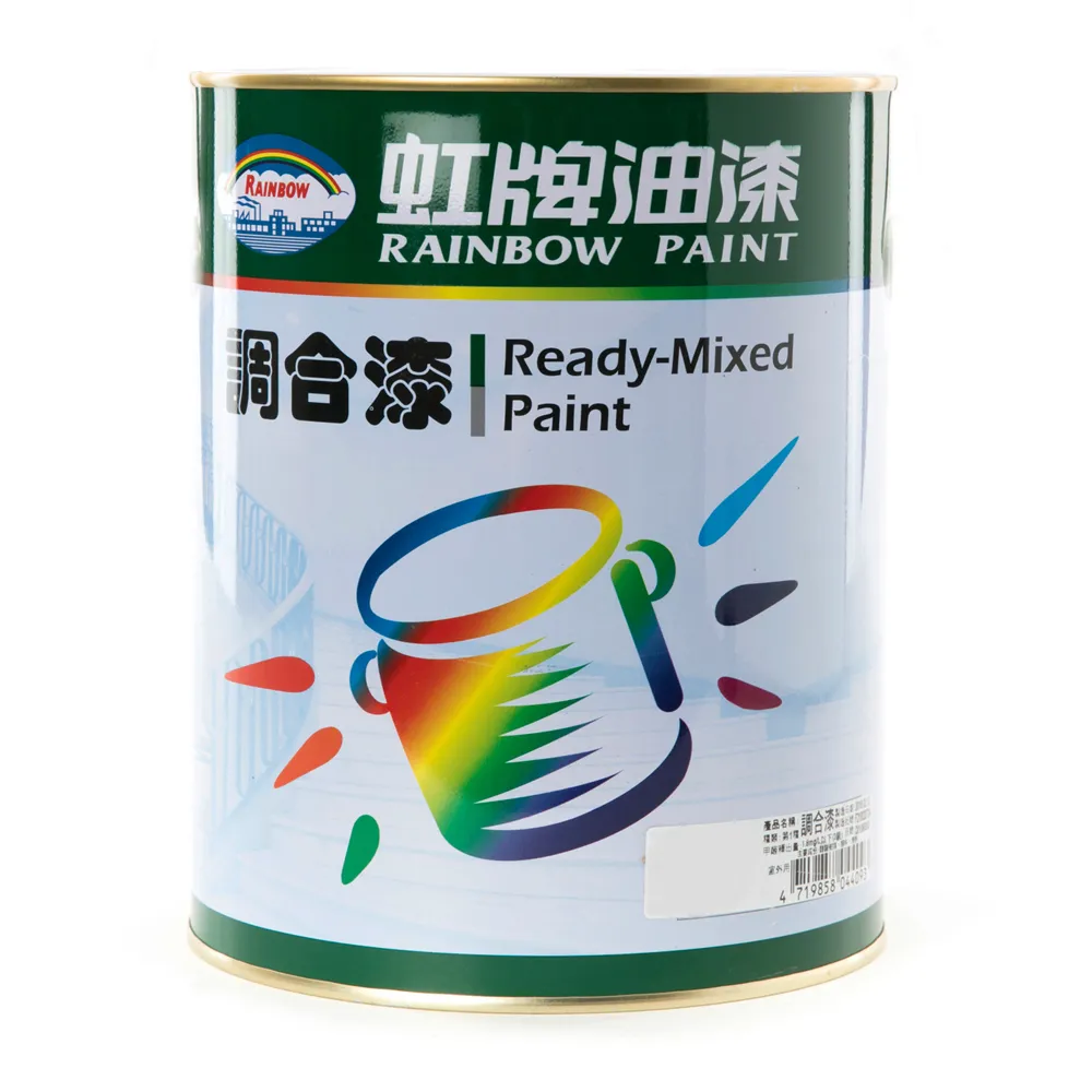【虹牌】彩虹屋調合漆有光 淺水藍 0.8L