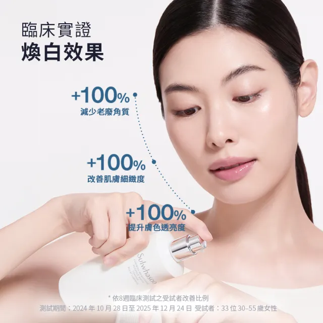 【Sulwhasoo 雪花秀】官方直營 滋晶煥白淨極萃水 150ml (化妝水 美白 保濕)
