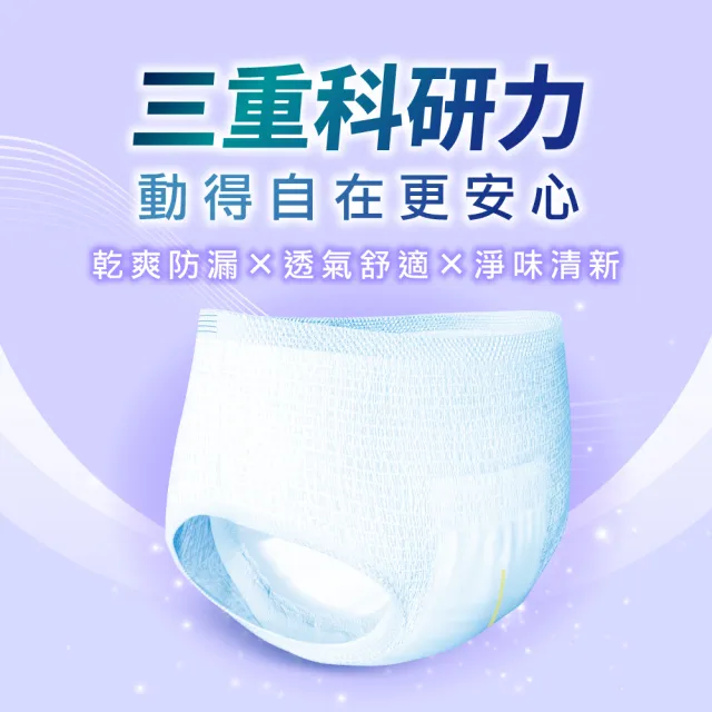【Dr.P ProX 科研】長時間透氣活力褲M/L-XL(6包/箱購 成人褲型紙尿褲/復健褲)/包大人科研