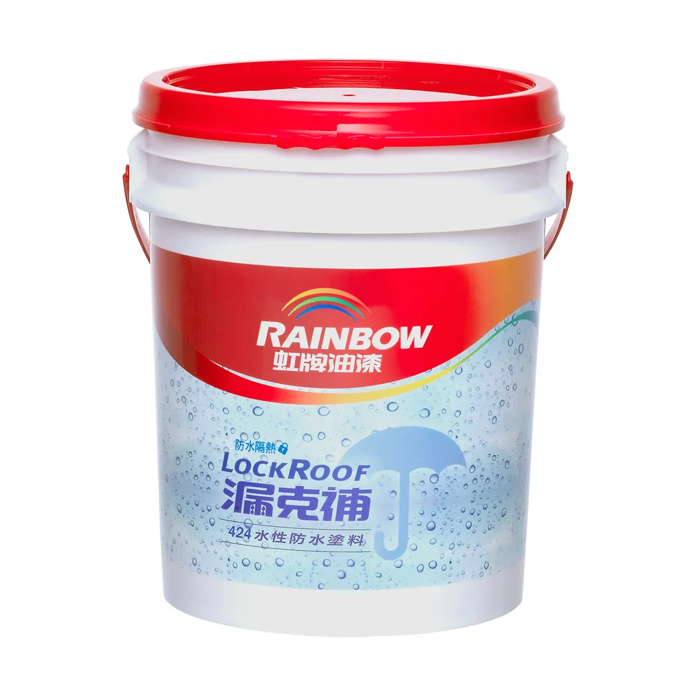 【特力屋】虹牌 漏克補水性防水材 10L 銀灰