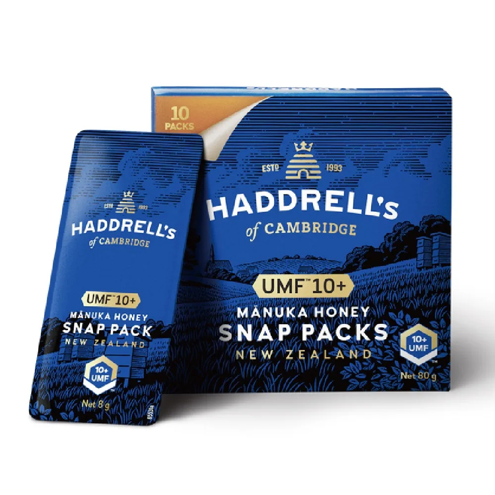 即期品【壽滿趣】Haddrells紐西蘭活性麥蘆卡蜂蜜隨身包UMF10+80g