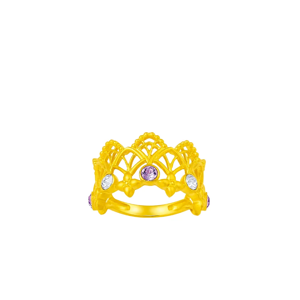 【Just Gold 鎮金店】雋藝 Linea 黃金戒指