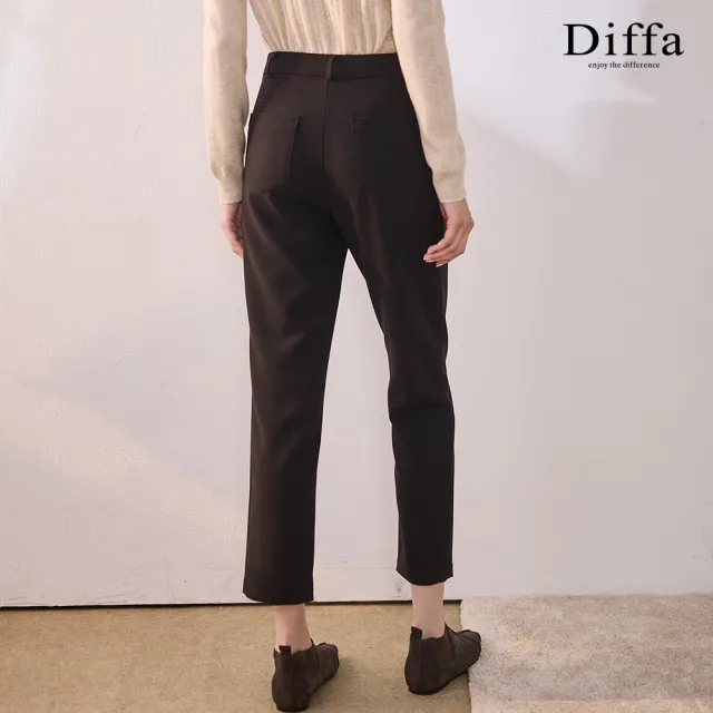 【Diffa】簡約俐落長褲-女