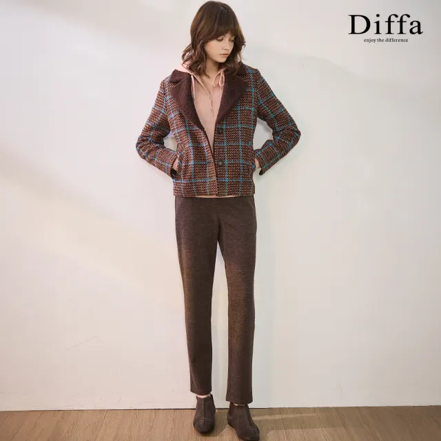 【Diffa】簡約俐落長褲-女