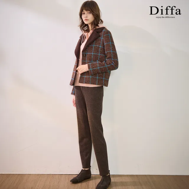 【Diffa】簡約俐落長褲-女