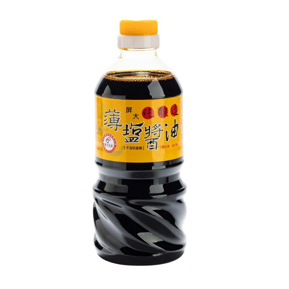 【屏大】非基改薄鹽醬油(560ml/瓶)