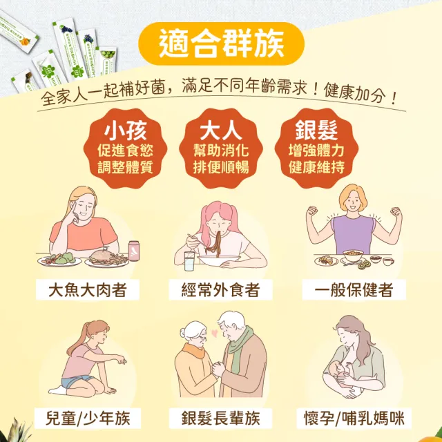 【MIHONG 米鴻生醫】高效益生菌-8種口味任選x6盒(30包/盒)