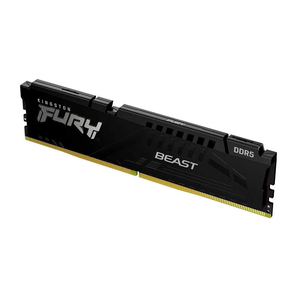【Kingston 金士頓】FURY Beast 獸獵者 DDR5-6000 32GB  PC用超頻記憶體(KF560C30BBE-32)