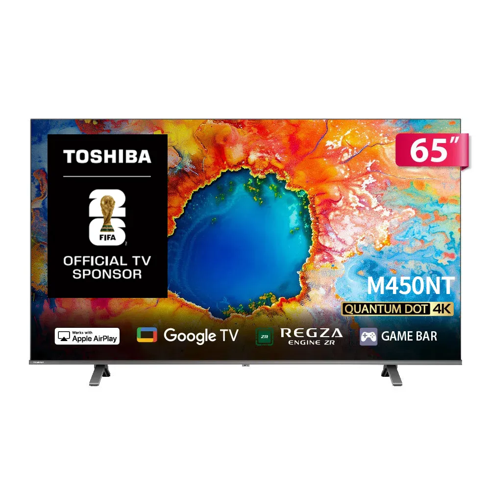 TOSHIBA 東芝】家電快配☆REGZA 65型4K QLED Google TV液晶顯示器