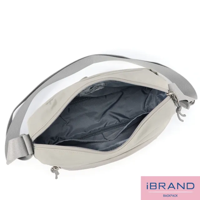 【iBrand】雙11 細格紋多口袋側背包 輕量(斜背包 防潑水 多色任選)