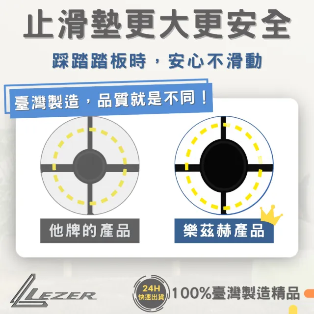 【樂茲赫LEZER】四段高度 階梯踏板 有氧踏板(綠色款 臺灣製造 SGS認證 安全耐用)