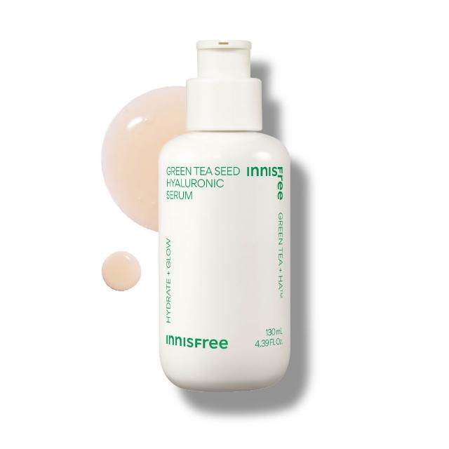 【innisfree】綠茶超保濕2步驟週慶加大組(保濕精華130ml、保濕霜80ml)
