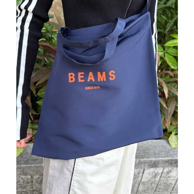 【BEAMS】官方旗艦館 BEAMS / 男裝 BEAMS LOGO 肩背包