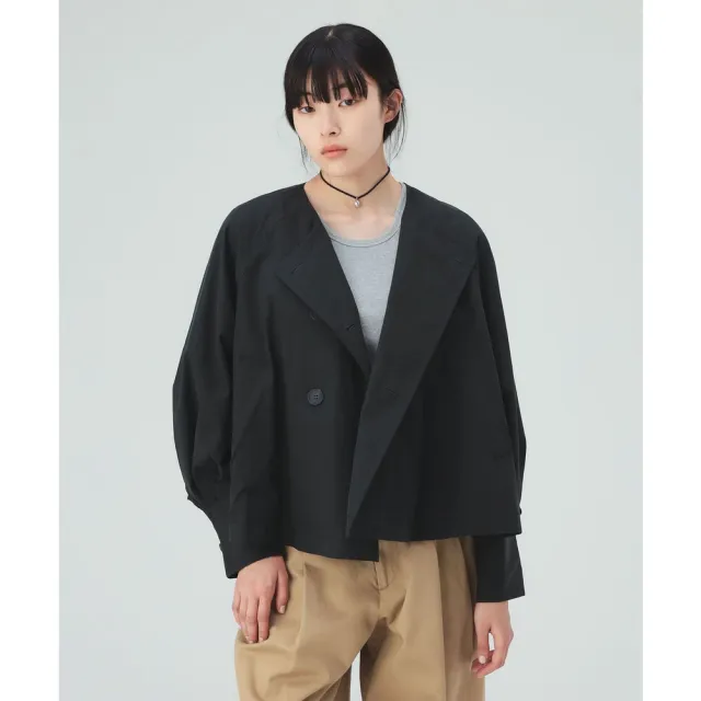 【BEAMS】官方旗艦館 BEAMS HEART / 女裝 背後傘狀 無領 外套