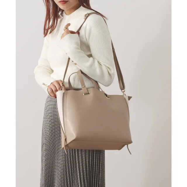 【BEAMS】官方旗艦館 BEAMS HEART / 女裝 側拉鍊 2WAY 包包