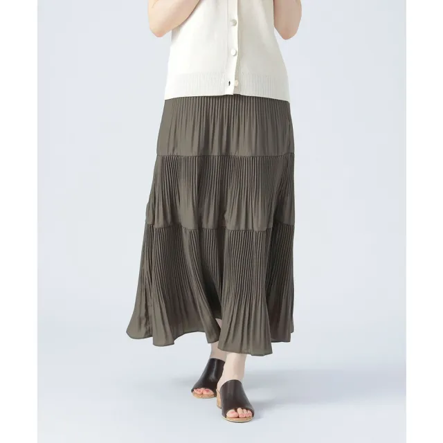 【BEAMS】官方旗艦館 BEAMS HEART / 女裝 百褶 層次 長裙