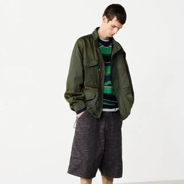 【BEAMS】官方旗艦館 BEAMS / 男裝 3TYPES 顏料染 M65 外套