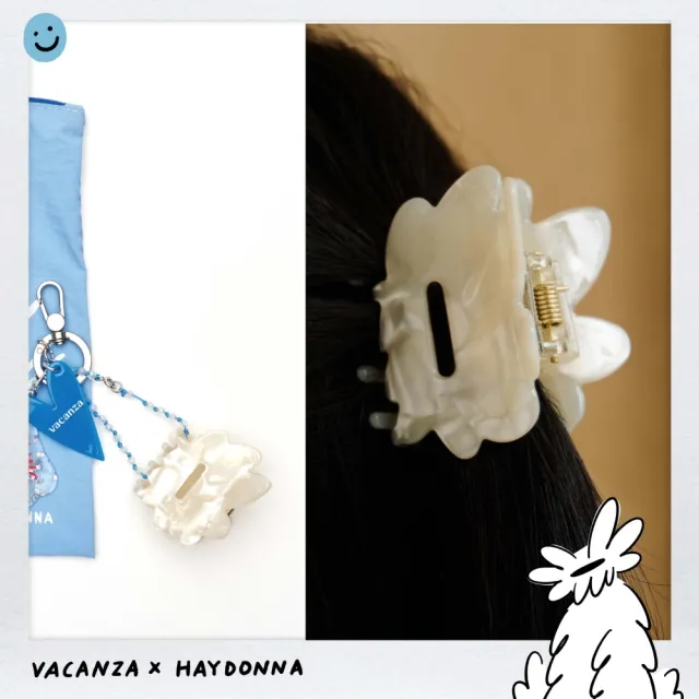 【vacanza】― Haydonna 系列｜比熊狗狗 沙夾鑰匙圈 (情人節禮物 生日禮物)