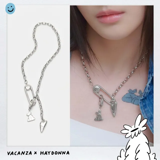 【vacanza】─ Haydonna 系列｜狗狗愛心 316L吊牌 純鋼項鍊 (抗過敏 情人節禮物 生日禮物)